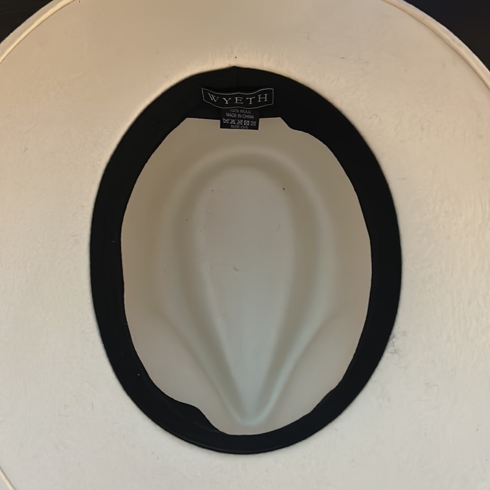 White Felt Hat - image 3